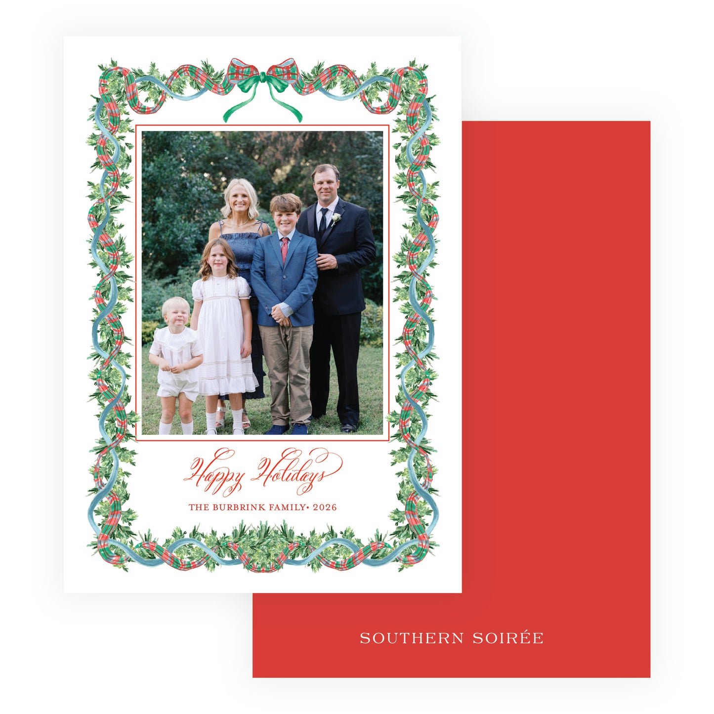 Christmas Plaid Frame