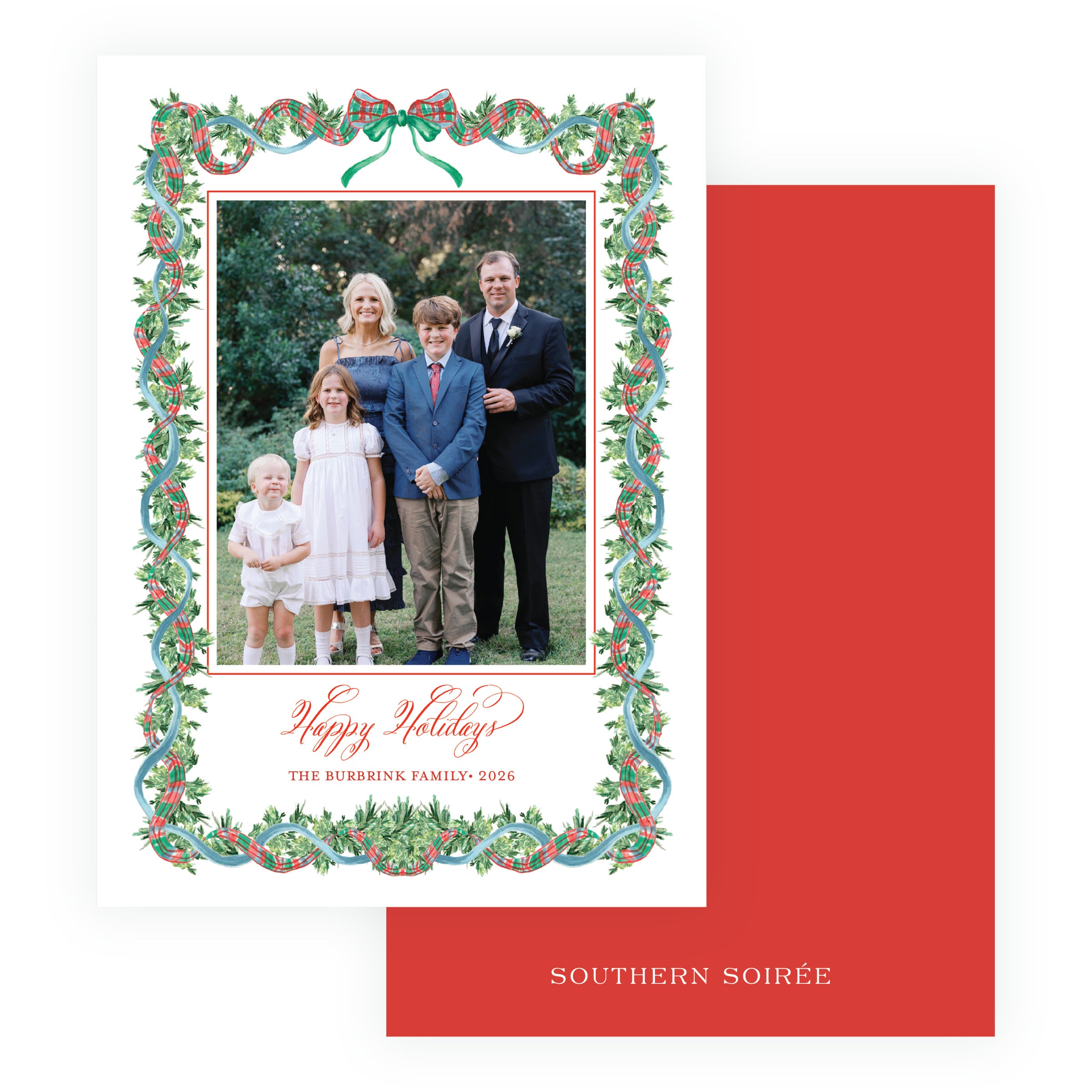 Christmas Plaid Frame
