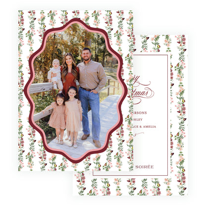 Figs and Florals with Oval Frame