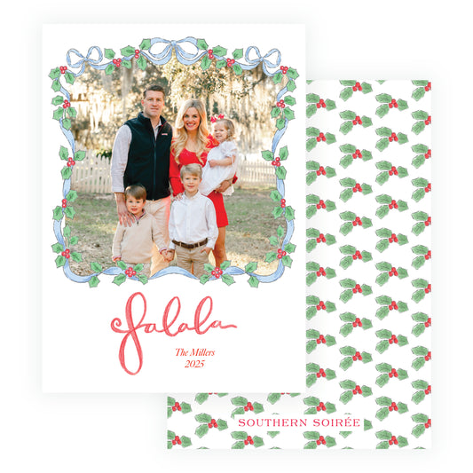 Sing & Rejoice Holly Square Frame