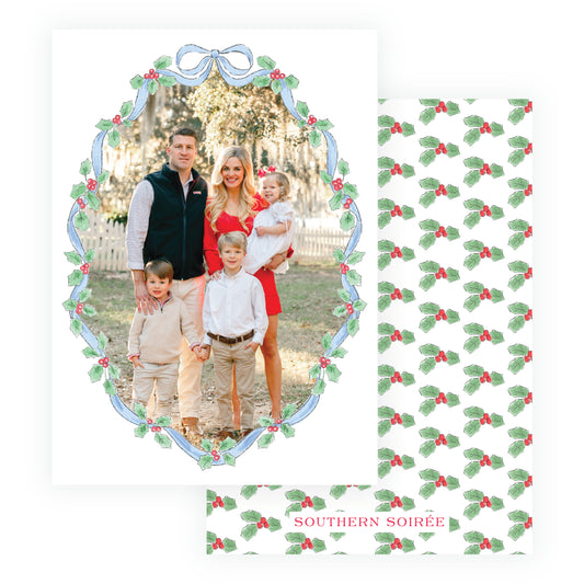 Sing & Rejoice Holly Oval Frame