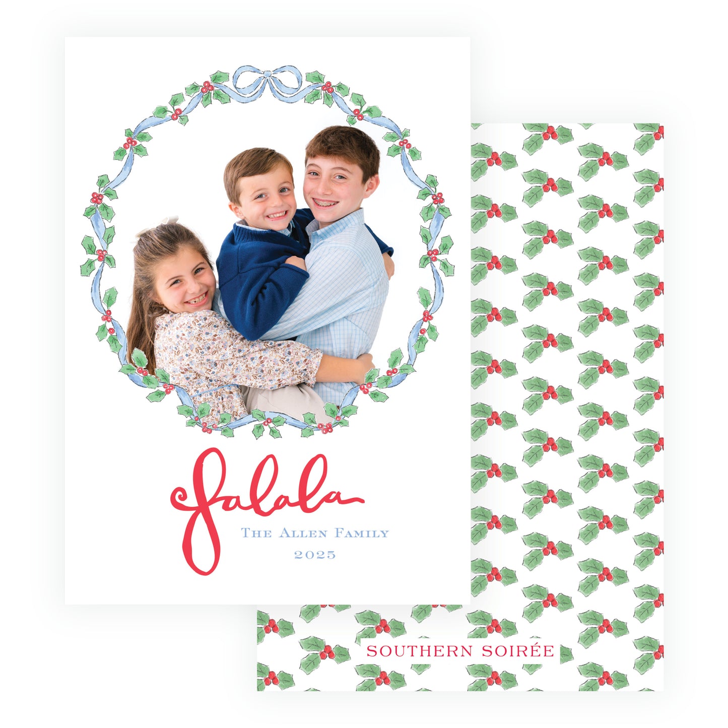 Sing & Rejoice Holly Circle Frame