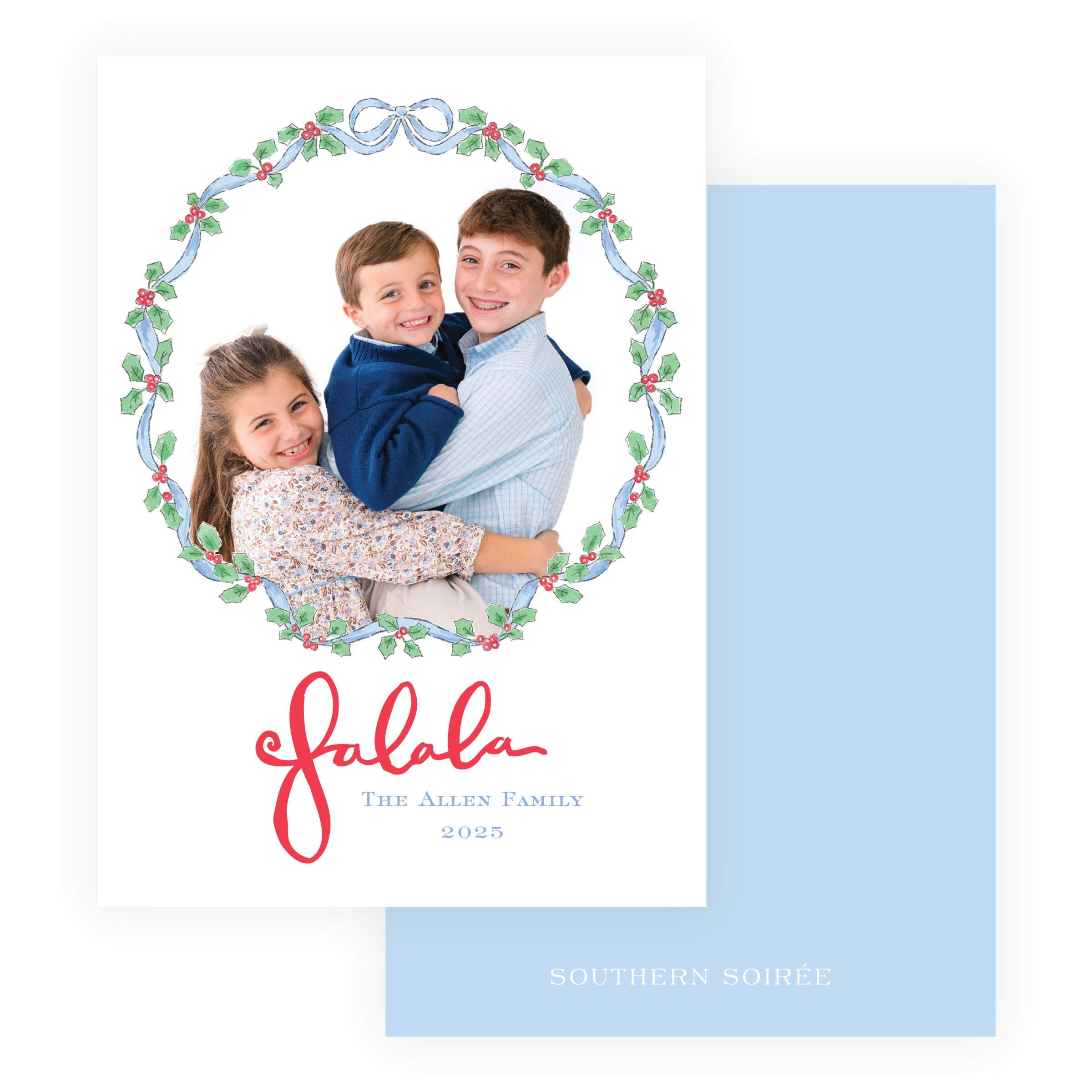 Sing & Rejoice Holly Circle Frame
