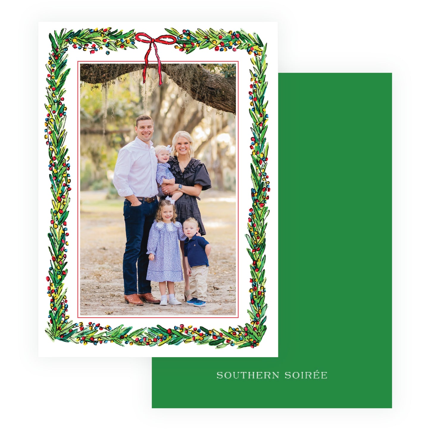 Wrapped In Lights Border with Frame