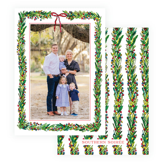 Wrapped In Lights Border with Frame