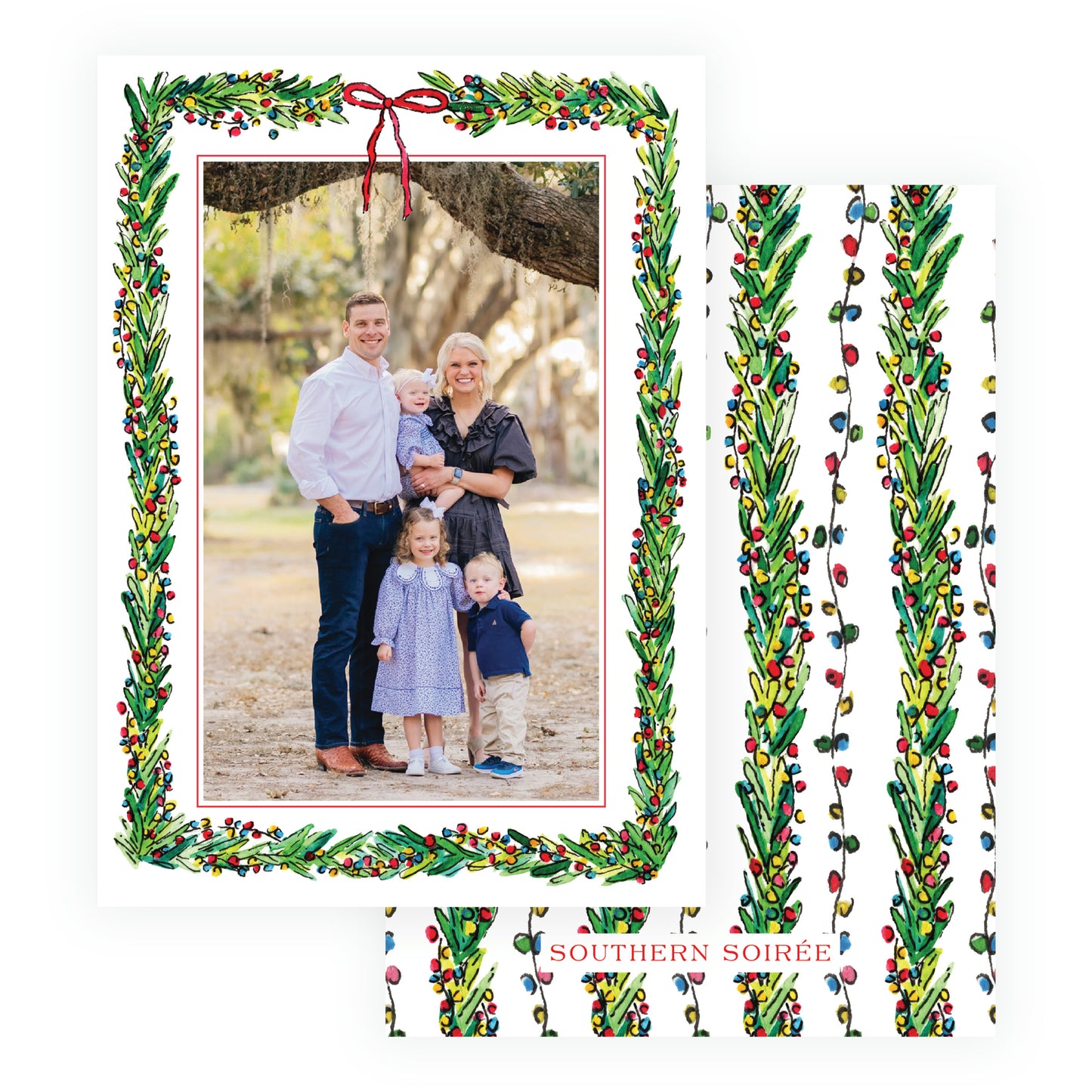 Wrapped In Lights Border with Frame