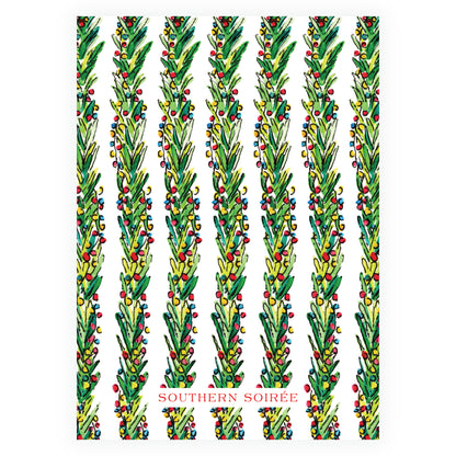 Wrapped In Lights Trim Holiday Card