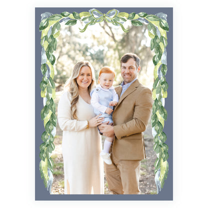 Blue Gathered Greens Full Frame