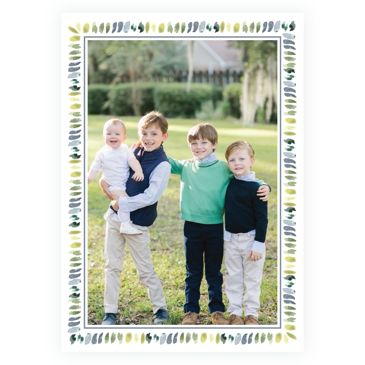 Gathered Greens Colorful Frame