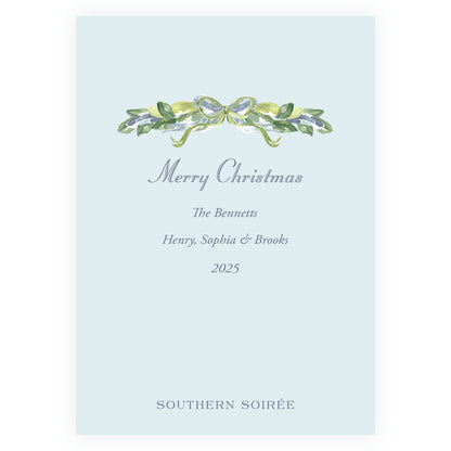 Blue Gathered Greens Colorful Frame