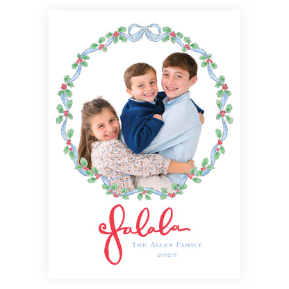 Sing & Rejoice Holly Circle Frame