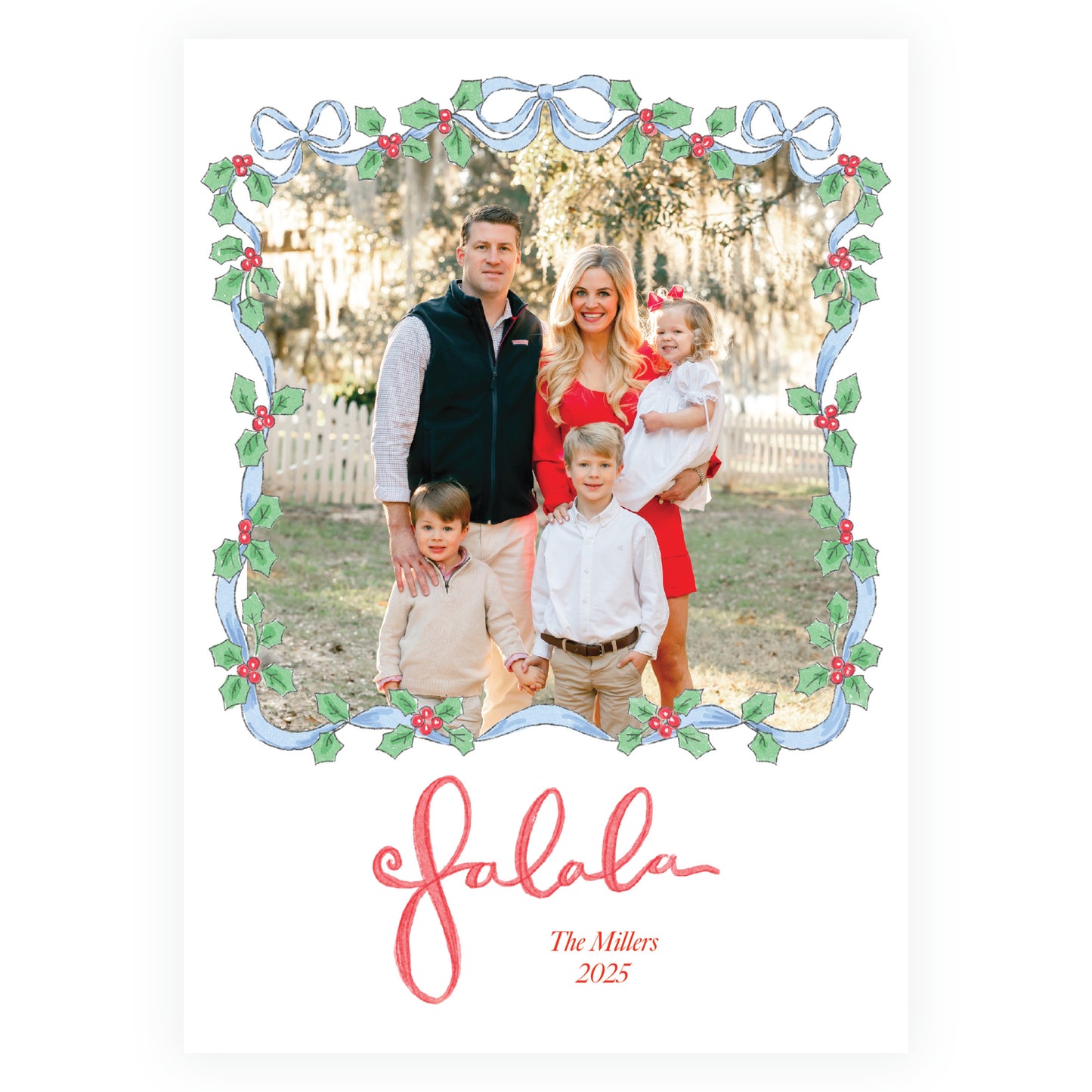 Sing & Rejoice Holly Square Frame