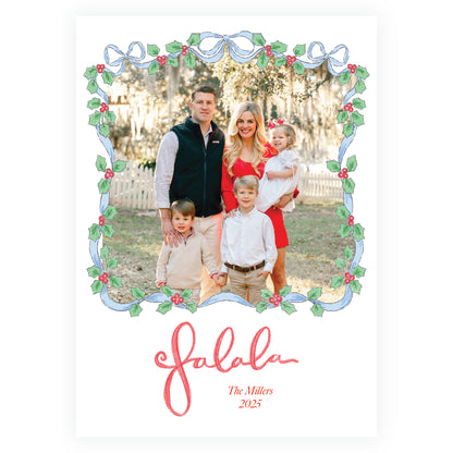 Sing & Rejoice Holly Square Frame