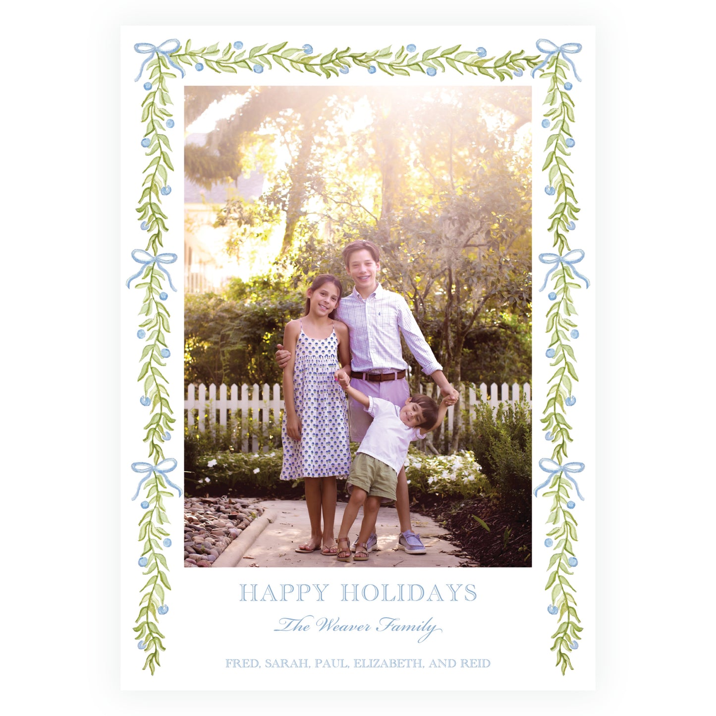 Southern Blueberry Garland