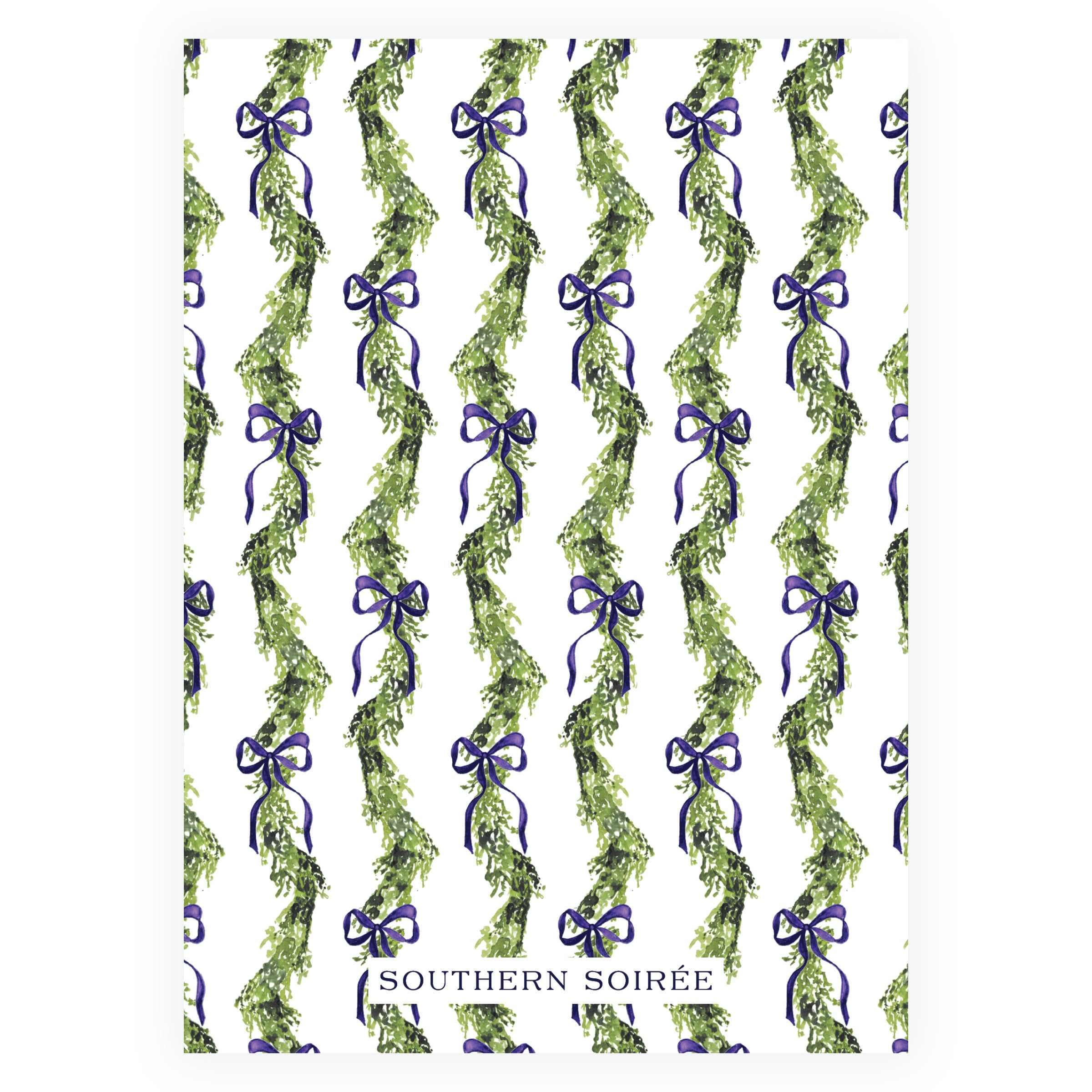 The Evergreen Garland Navy