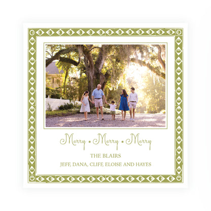 Diamond Frame Square Card (Can Customize Color)