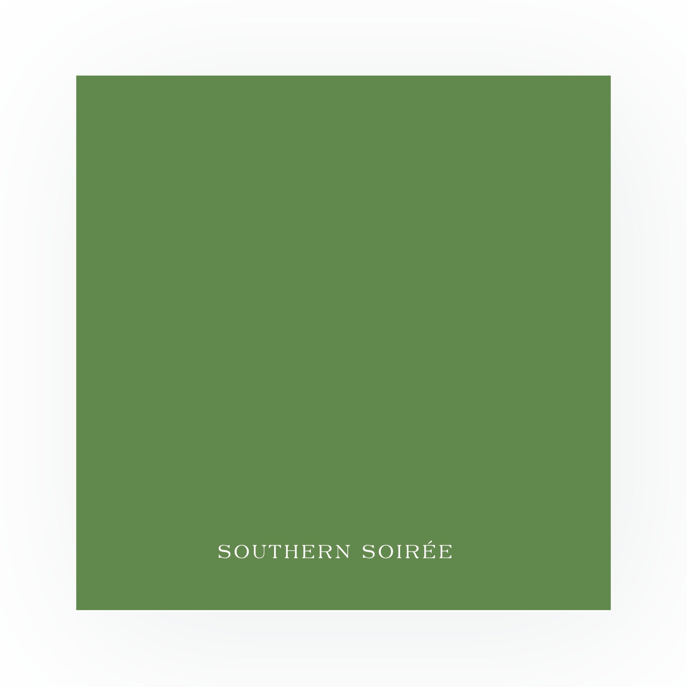 Green Motif Frame Square Card (Can Customize Color)