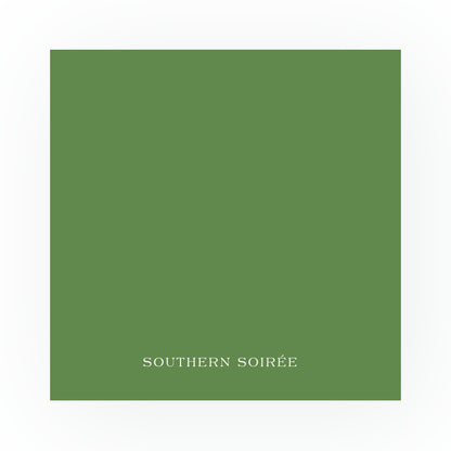 Green Motif Frame Square Card (Can Customize Color)