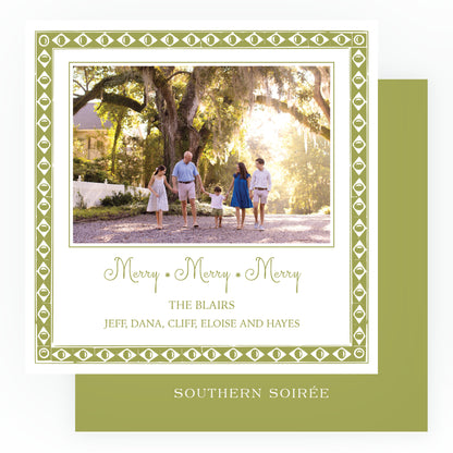 Diamond Frame Square Card (Can Customize Color)