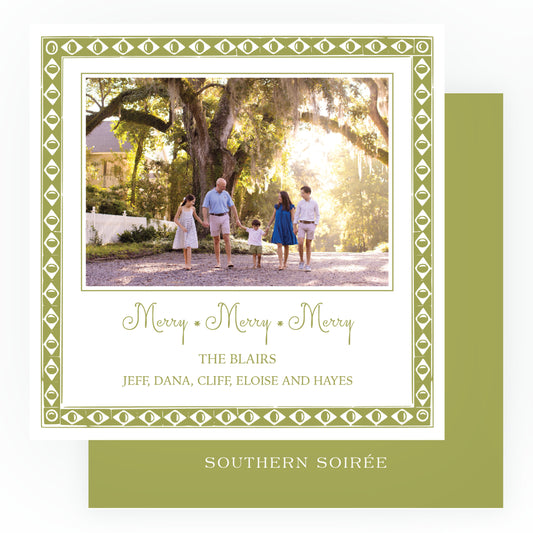 Diamond Frame Square Card (Can Customize Color)