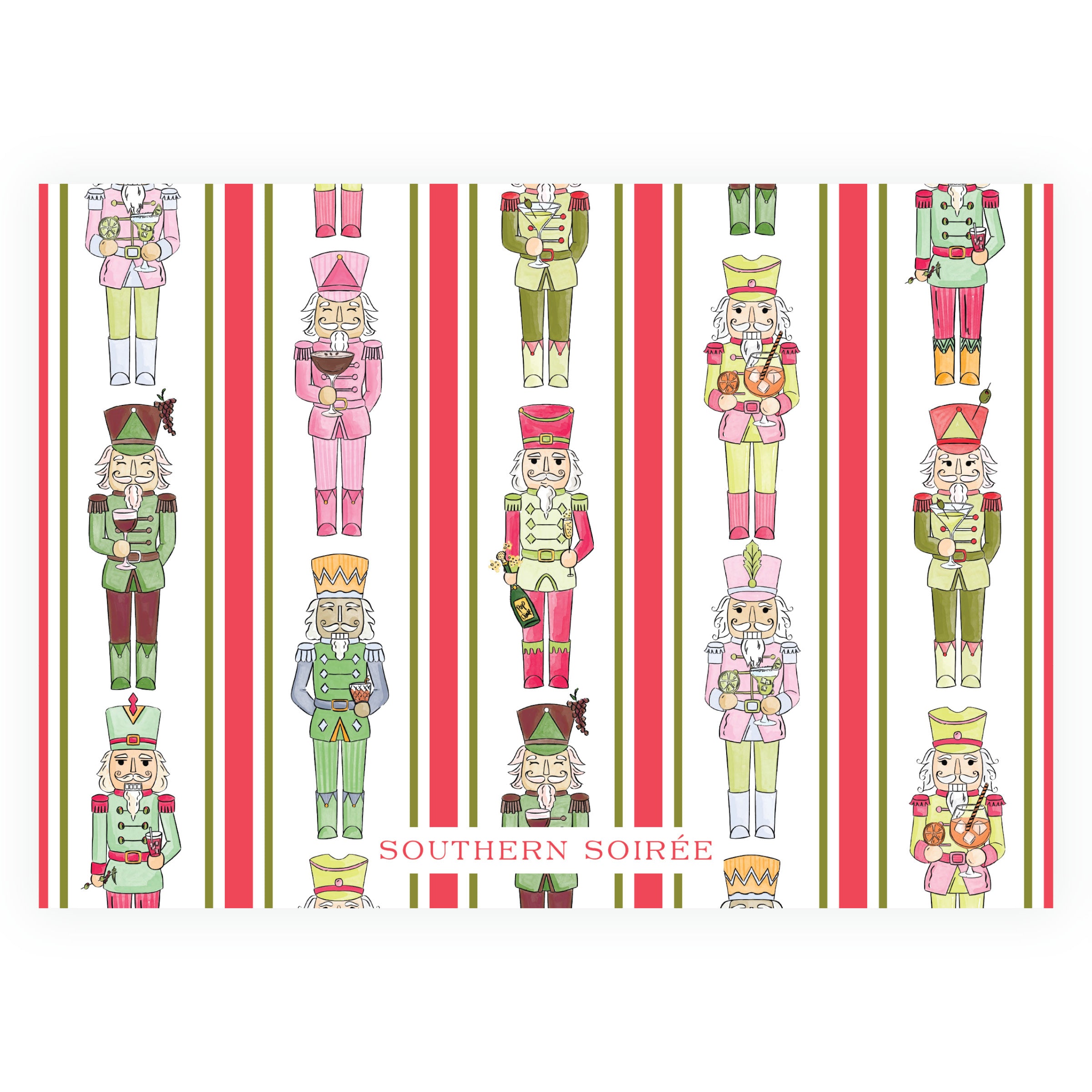 Nutcracker Cocktail Christmas Party Invitation | Holiday Invitation