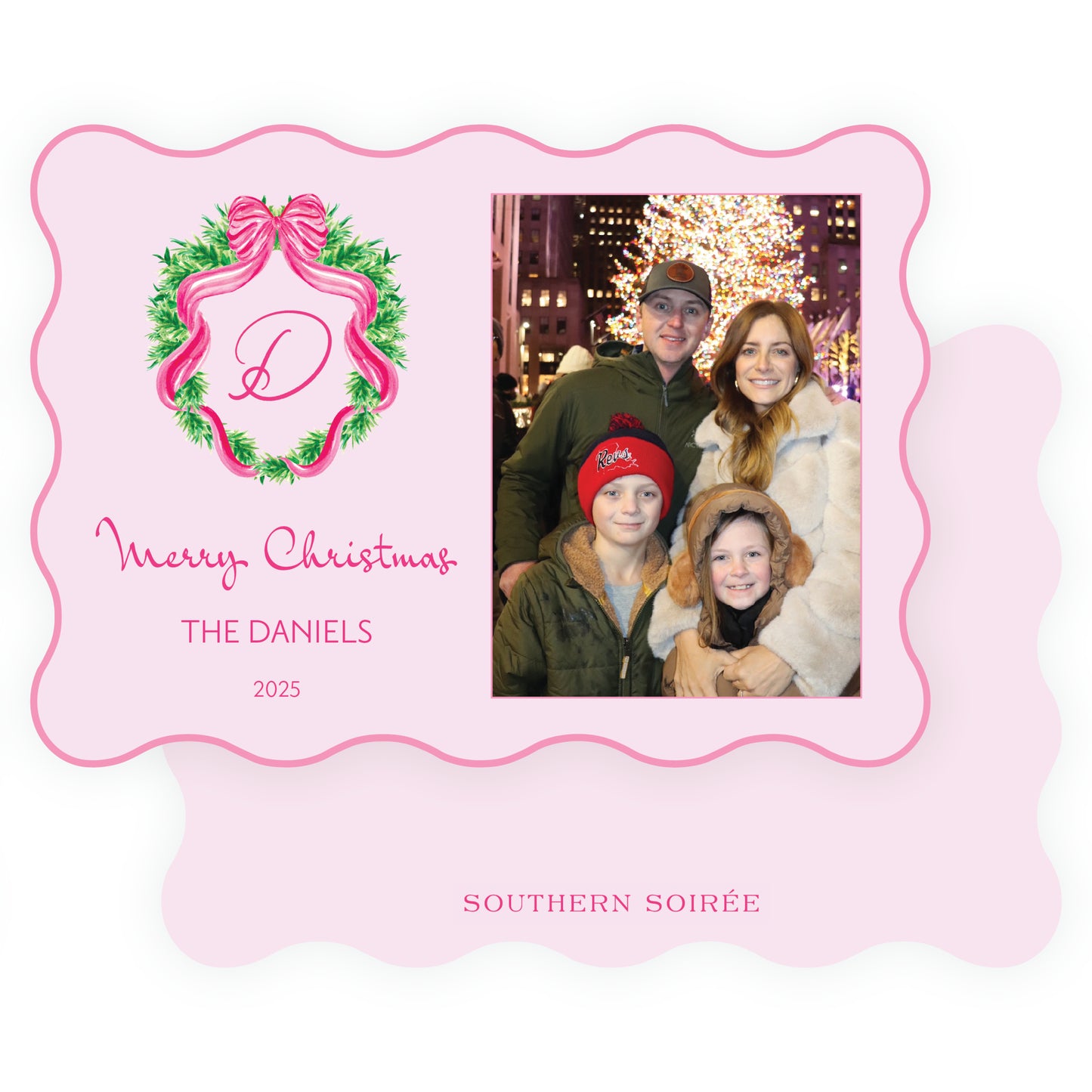 Hard Candy Monogram Wreath Landscape