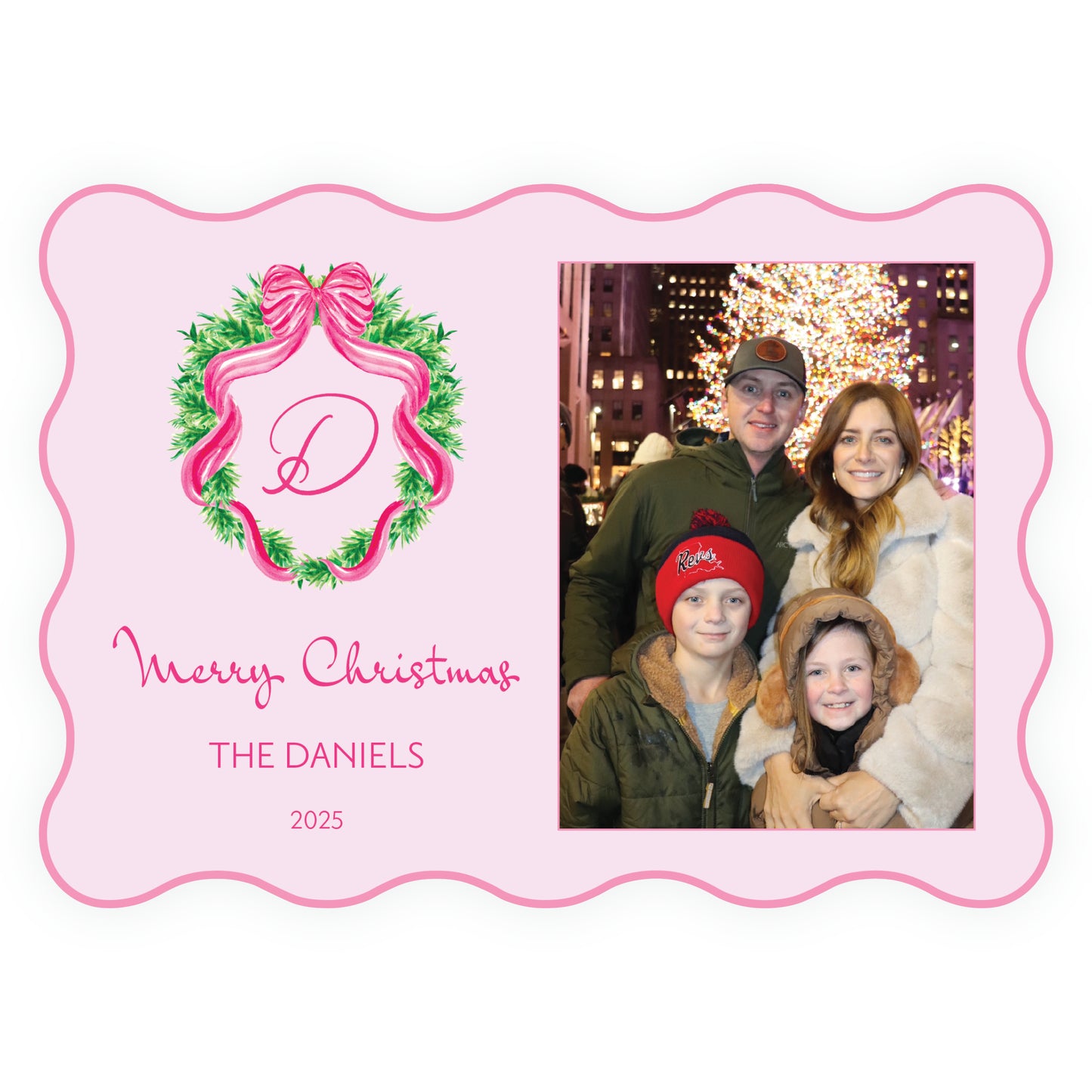 Hard Candy Monogram Wreath Landscape