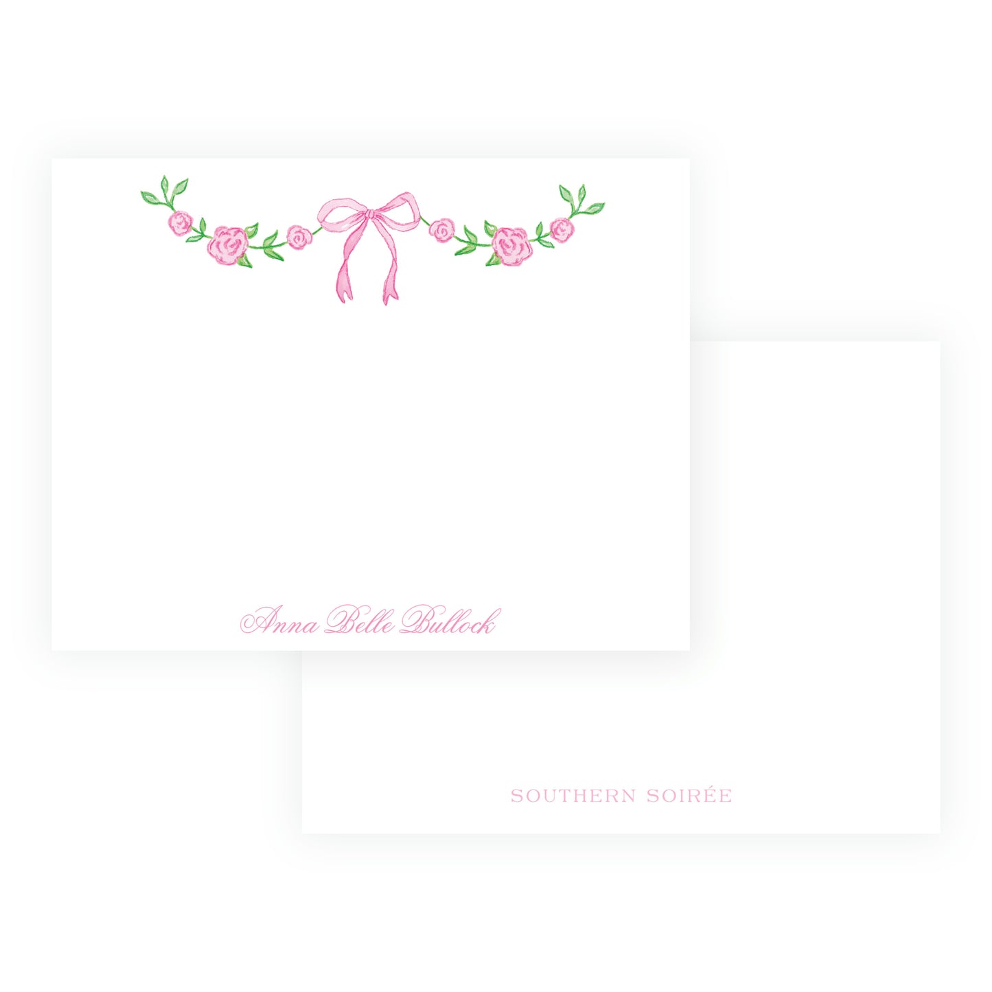 Tiny Petals Floral Swag Notecards