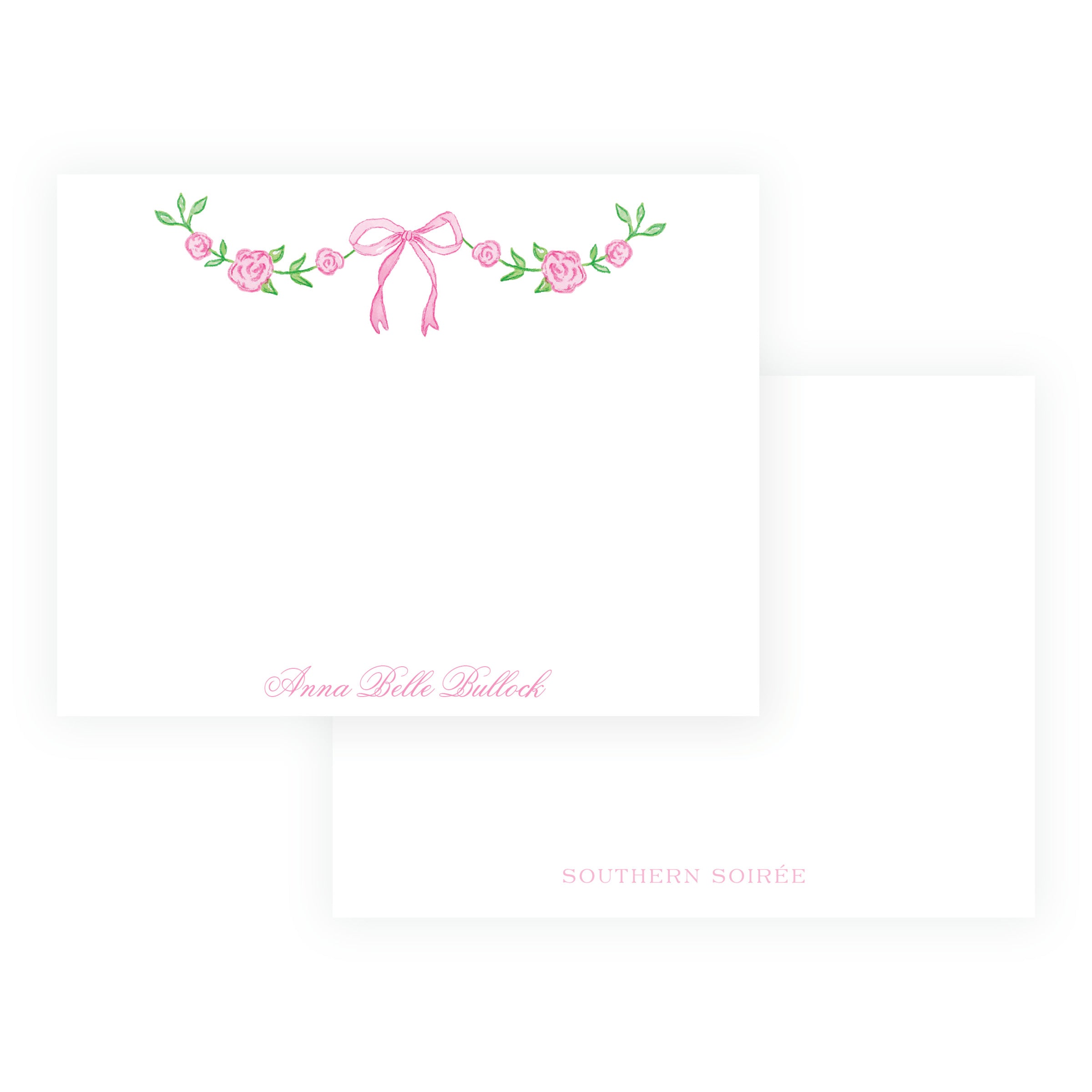 Tiny Petals Floral Swag Notecards