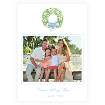 Seaside Noel Oyster Wreath