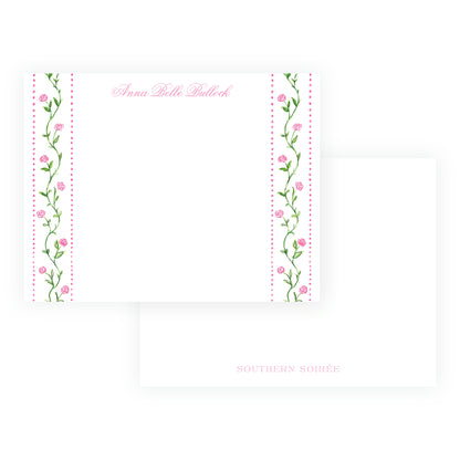 Tiny Petals Floral Trim Notecards
