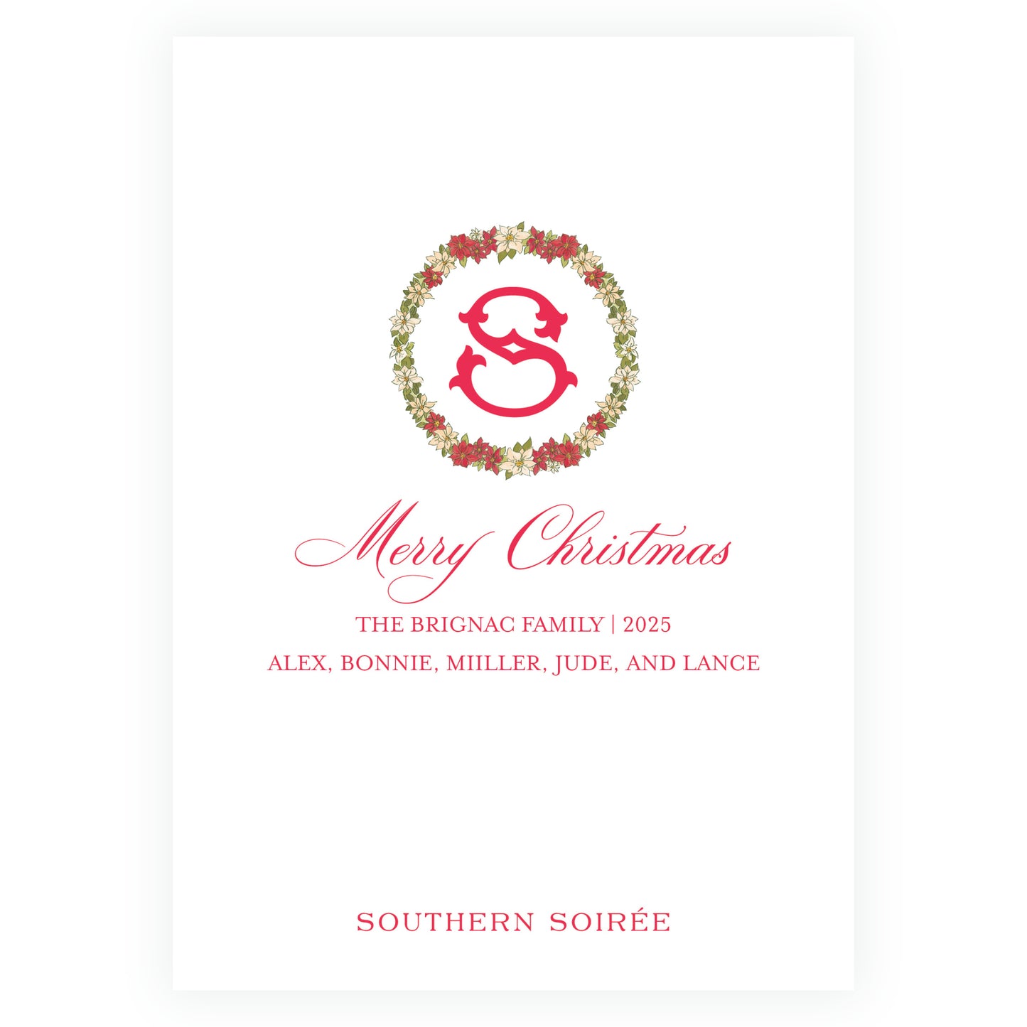 Poinsettia Full Frame