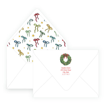 Wrapped In Lights Wreath Landscape