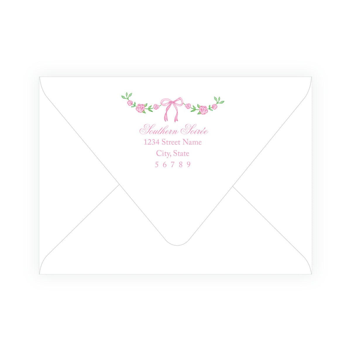 Tiny Petals Floral Swag Notecards