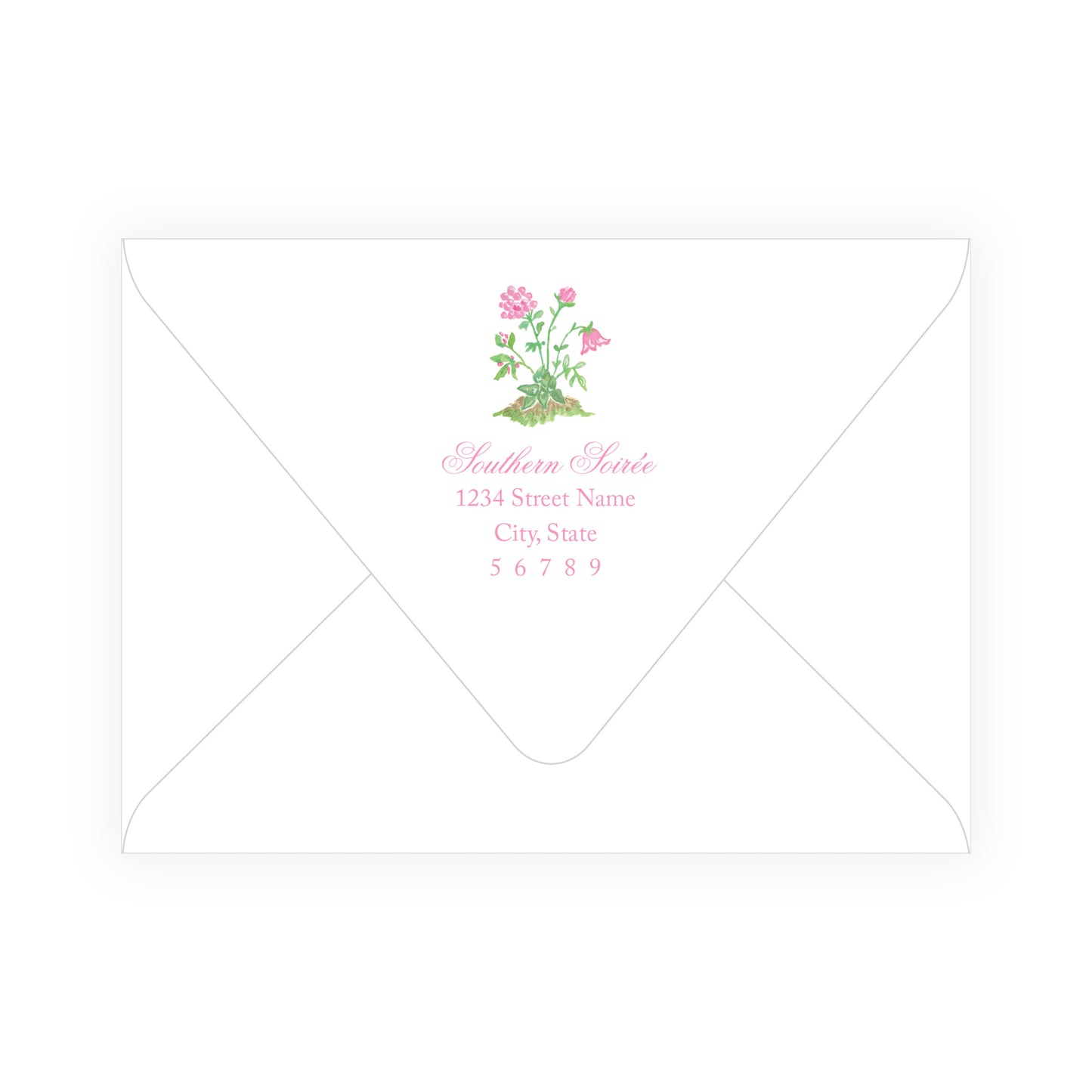 Tiny Petals Garden Bloom Notecard