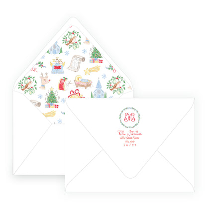 Sing & Rejoice Holly Square Frame