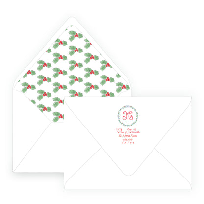 Sing & Rejoice Holly Square Frame