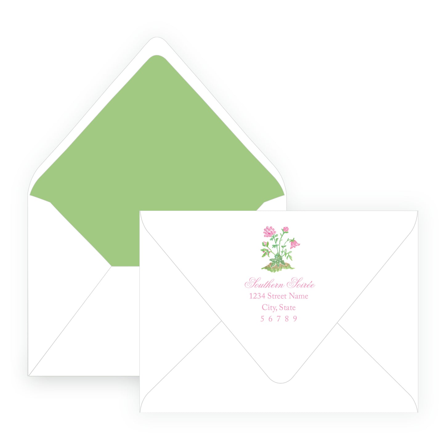 Tiny Petals Garden Bloom Notecard
