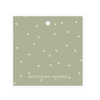 Heirloom Vintage Floral Crest Square Gift Tag (Customize Your Color)