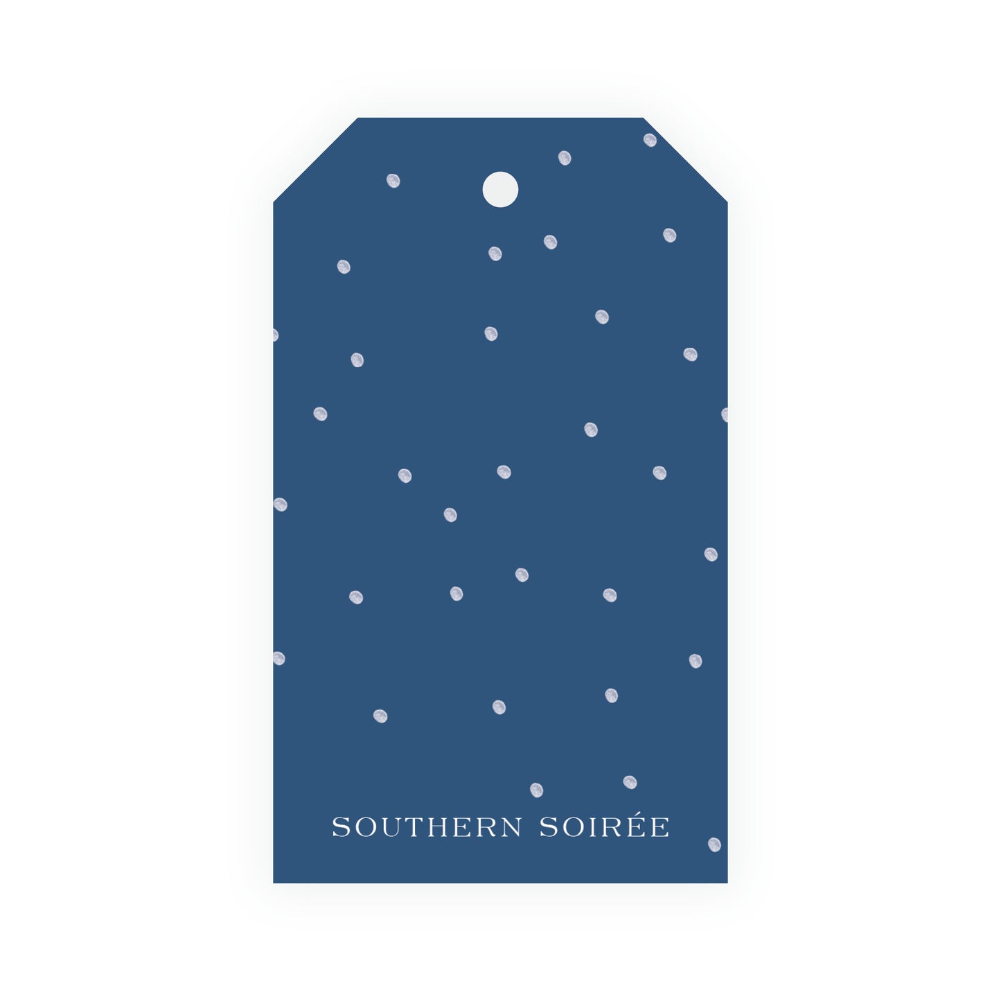 Heirloom Holly With Bow Crest Gift Tag (Customize Your Color)