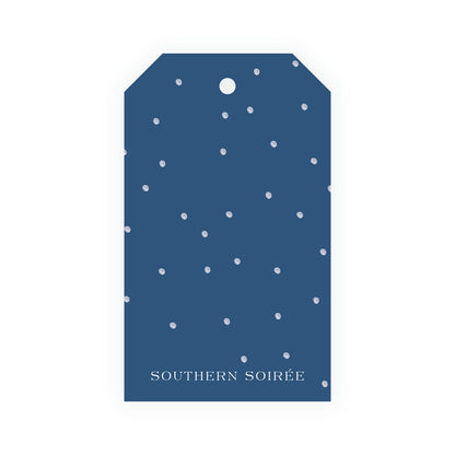 Heirloom Holly With Bow Crest Gift Tag (Customize Your Color)