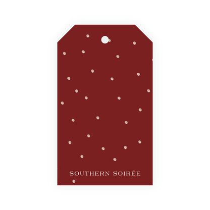 Heirloom Holly Crest Crest Gift Tag (Customize Your Color)